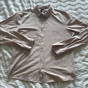 Vuori Button Down Pink Shirt - Large - Like New